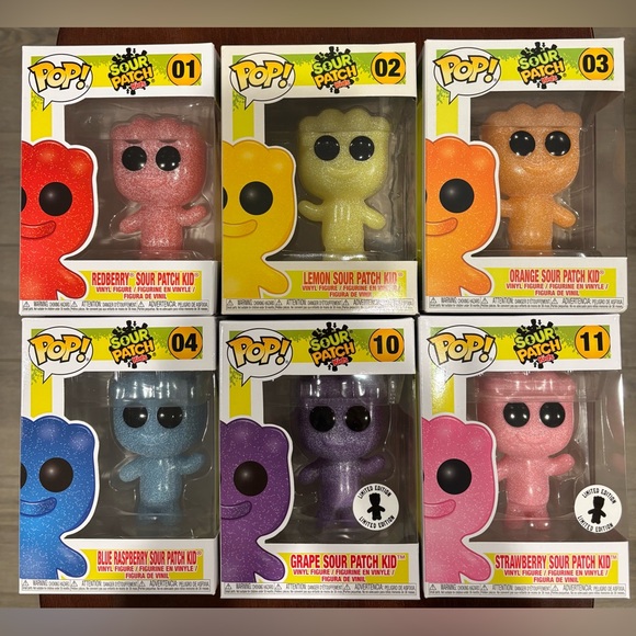 FUNKO POP SOUR PATCH KIDS LOT OF 6 NEW IN BOX - Picture 1 of 6